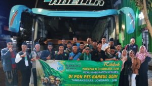Rombongan PCNU Kebumen ke Muktamar,  Satu Perjalanan Raih Dua Keberkahan